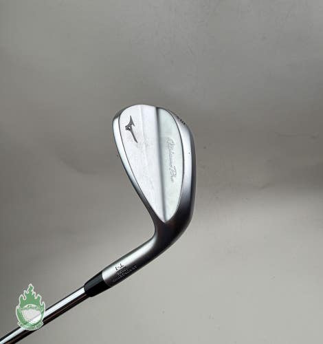 Used Mizuno T-1 White Satin M Grind Wedge 58*-12 S400 Stiff Steel Golf Club