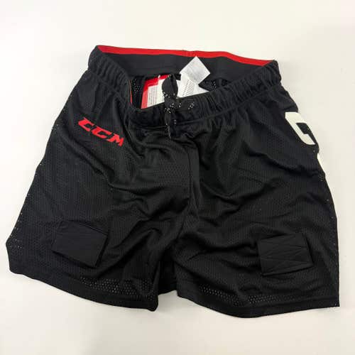 New Black CCM Loose Fit Mesh Jock with Velcro Tabs | Youth XL | #191520509910