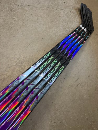 5 PACK 87 Flex P92 Senior Bauer Flylite Left Hand Hockey Stick (New) Pro Stock