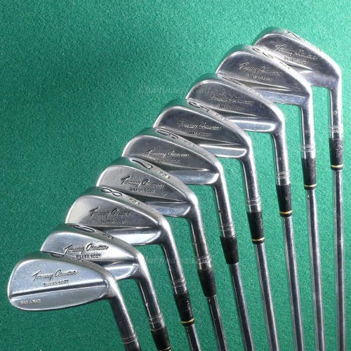 VINTAGE PGA Tommy Armour Silver Scot 986 Tour 2-PW Iron Set Steel Stiff *READ*
