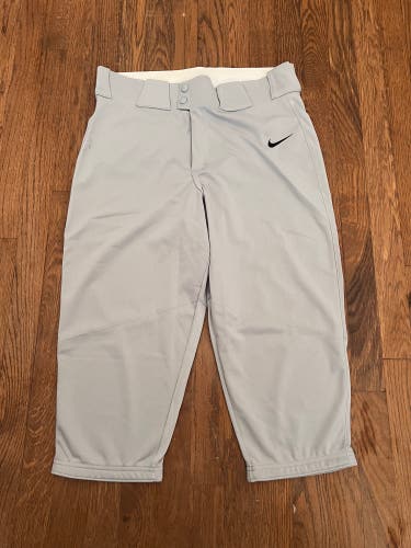 Gray Men's Large Adult Nike Game Pants (New)