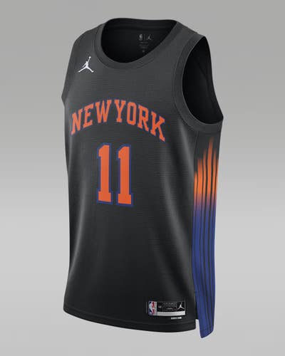 New York Knicks Jalen Brunson Jordan Statement Edition Swingman Jersey - Large