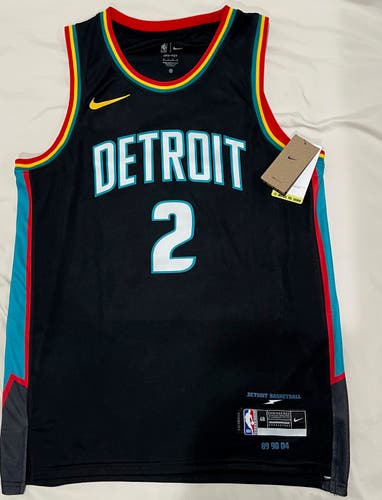 Cade Cunningham Detroit Pistons Nike City Edition Swingman Jersey - Medium