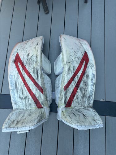 Bauer Hyperlite 2 Goalie Leg Pads Pro Stock (Used)