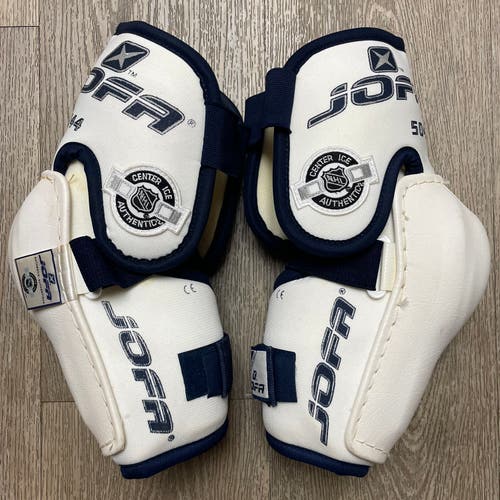 1st Gen Made in Sweden Jofa 5044 Elbow Pads Pro Stock size 5 Medium Excellent Condition