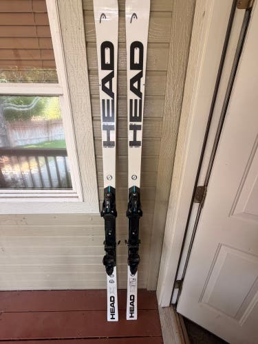Women's 2024 HEAD WC Rebels e-GS RD 188 cm Racing Skis With Bindings Max Din 16 (Used)