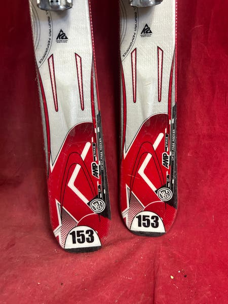 K2 AMP Strike 153cm all mountain skis, Salomon Z10 binding range