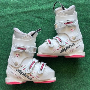Kid's Alpina AJ3 Ski Boots (Used) | Mondo 22.5 (267mm)