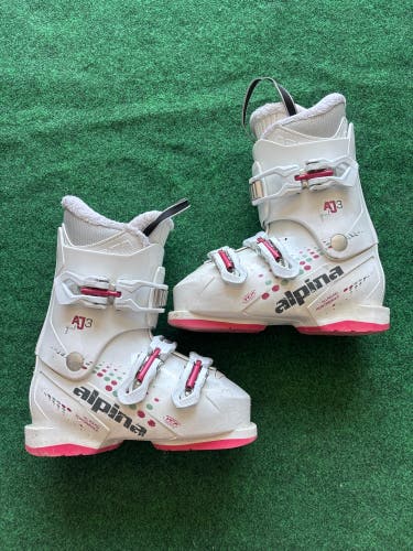 Kid's Alpina AJ3 Ski Boots (Used) | Mondo 22.5 (267mm)