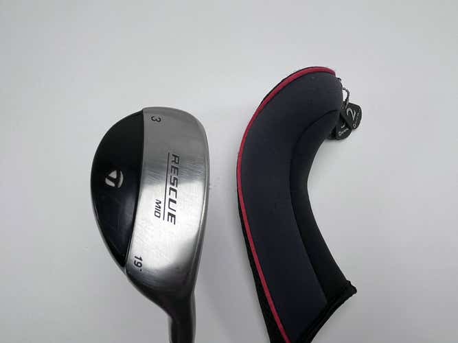 TaylorMade Rescue Mid 3 Hybrid 19* Light Metal Stiff Steel Mens RH HC