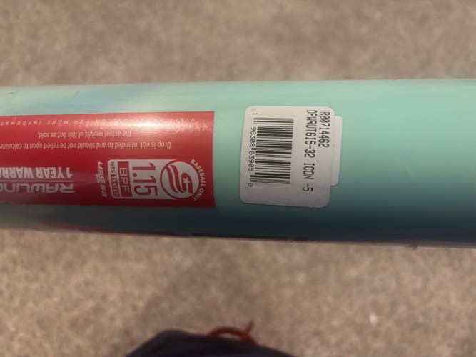 2026 Rawlings Icon Composite USSSA Certified Bat (-11) 27 oz 32" (New)