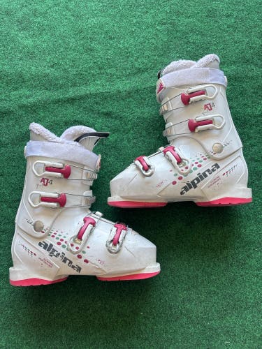 Kid's Alpina AJ4 Ski Boots (Used) | Mondo 24.5 (288mm)