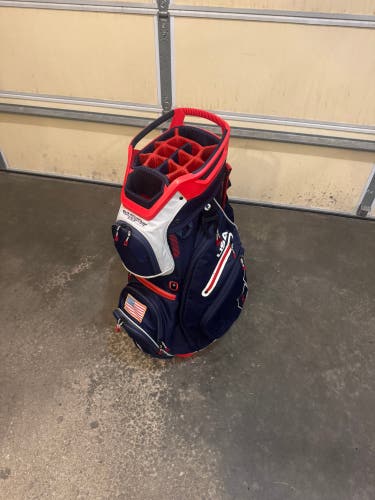 Red, White, and Blue Sun Mountain Cart Bag