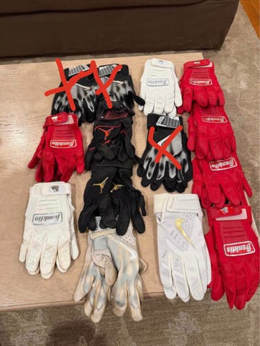 New & Used Batting Gloves