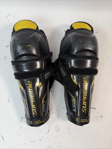 Bauer Supreme Total One MX3 Hockey Shin Guards, 8"