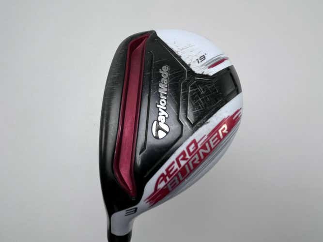 LEFTY TaylorMade AeroBurner 3 Hybrid 19* Matrix Speed Rul-Z 70g Graphite LH
