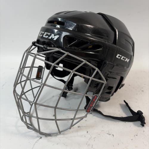 CCM Fitlite 3DS Youth Hockey Helmet, Black, Small