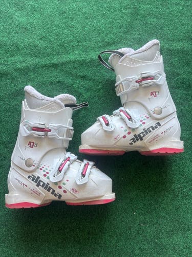 Kid's Alpina AJ3 Ski Boots (Used) | Mondo 22.5 (267mm)