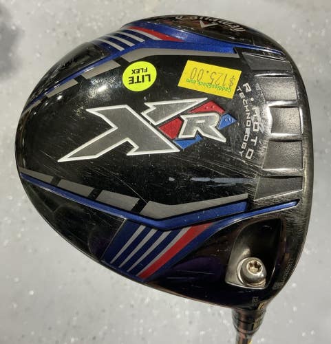 Callaway XR 12 Driver 45.5" FUJIKURA VISTA PRO 45 Senior Flex Graphite MRH RF