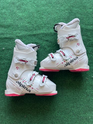 Kid's Alpina AJ3 Ski Boots (Used) | Mondo 24.5 (288mm)