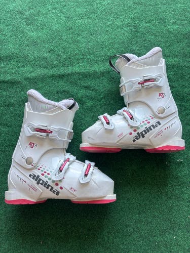 Kid's Alpina AJ3 Ski Boots (Used) | Mondo 25.5 (298mm)