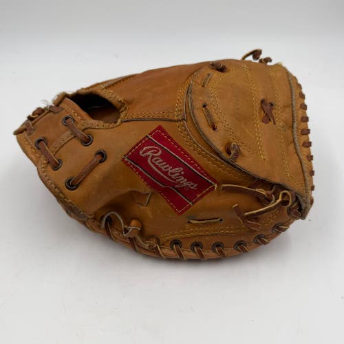 Vintage Rawlings DB 35 Steve Yeager Made In USA Catchers Mitt Baseball Glove