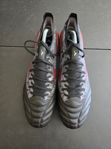 Sergio Ramos x Mizuno Morelia Neo 3 Beta SR4 Elite "Black High Risk Red" Sz 10