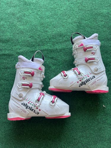 Kid's Alpina AJ4 Ski Boots (Used) | Mondo 25.5 (298mm)