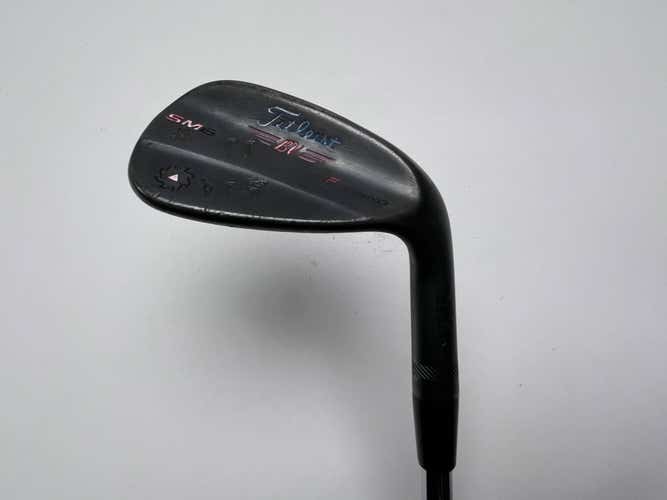Titleist Vokey SM6 Jet Black Gap Wedge GW 50* 8 Bounce F-Grind Wedge RH