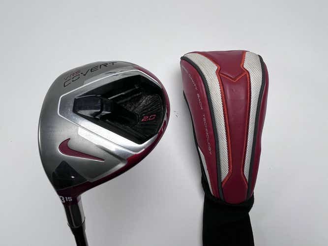 LEFTY Nike VRS Covert 2.0 3 Fairway Wood 15* Kuro Kage 60g Stiff LH HC