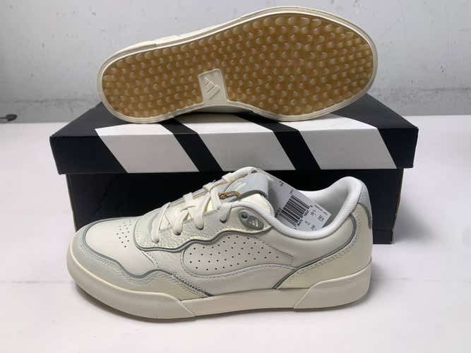 Adidas W Retrocross 25 Waterproof Golf Shoes White Women's SZ 7.5 (JI4152) NIB