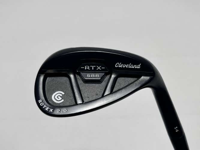 Cleveland 588 RTX 2.0 CB Black Satin Sand Wedge SW 56* Rotex Precision RH