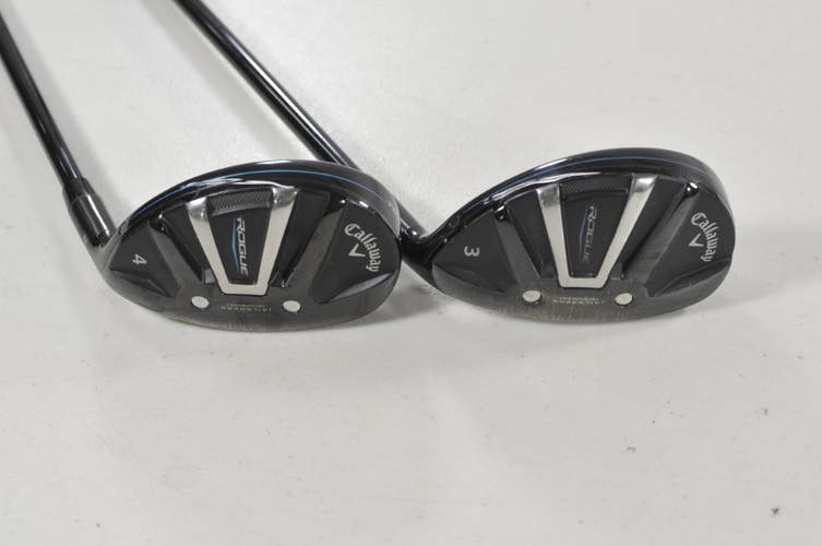 Callaway Rogue 3 and 4 Hybrid Set Stiff Flex Accra FX 2.0 M4 Graphite #224314