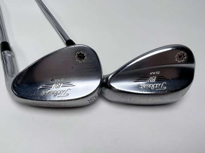 Titleist Vokey SM7 Tour Chrome Wedge Set 56* 14 60* 8 XP R300 Regular Steel RH