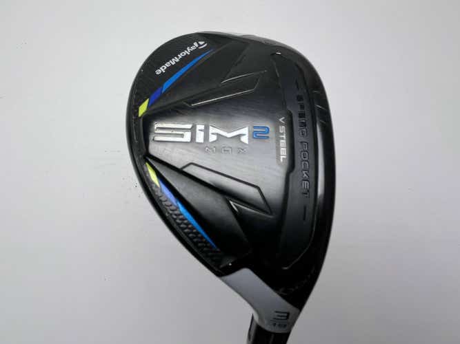 TaylorMade SIM2 MAX Rescue 3 Hybrid 19* Fujikura Ventus Blue 7-S Stiff RH
