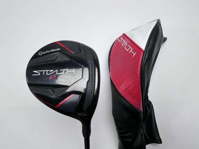 TaylorMade Stealth 2 7 Fairway Wood 21* Fujikura Ventus Red TR 5-A Senior RH HC