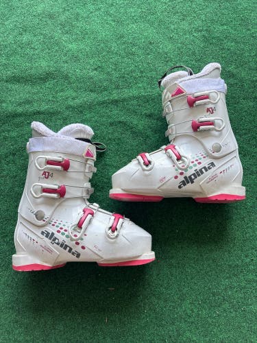 Kid's Alpina AJ4 Ski Boots (Used) | Mondo 25.5 (298mm)