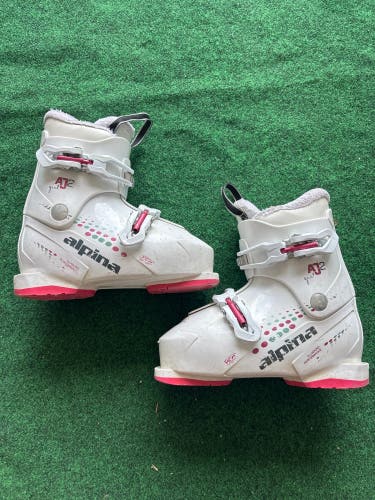 Kid's Alpina AJ2 Ski Boots (Used) | Mondo 21.5 (258mm)
