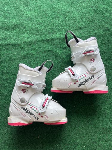 Kid's Alpina AJ2 Ski Boots (Used) | Mondo 19.5 (237mm)