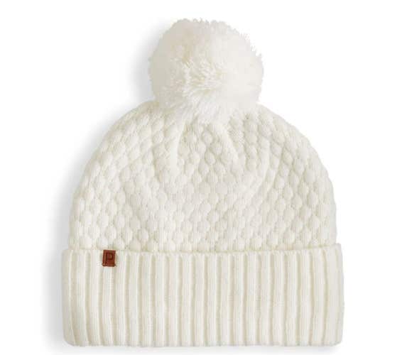 Puma WRMLBL Pom Beanie (Warm White, One Size) Golf Hat 2025 NEW