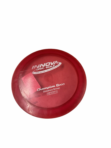 Used Innova CHAMPION BOSS Disc Golf Driver Wine Red 11834-S000055325