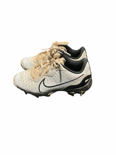 Used Nike DIAMOND CLEATS BB/SB Cleats White Youth 13.0 11834-S000055295