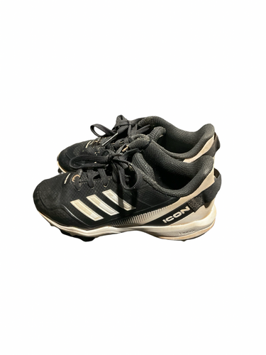 Used Adidas ICON BB/SB Cleats Black And White Youth 13.0 11834-S000055292