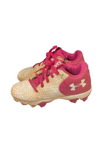 Used Under Armour CLEATS BB/SB Cleats Pink Junior 02 11834-S000055289