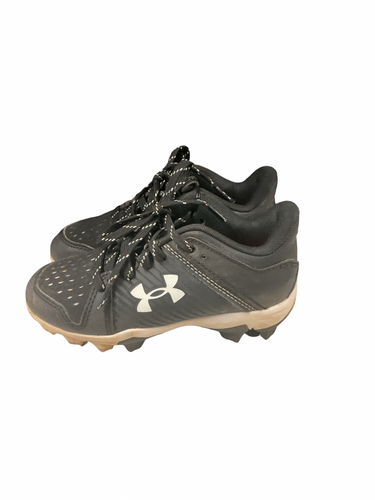 Used Under Armour LEAD OFF BB/SB Cleats Black Youth 11.0 11834-S000055288