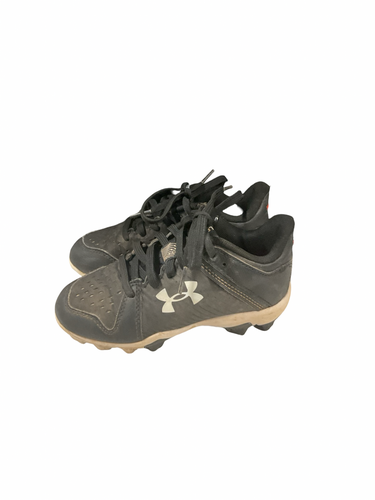 Used Under Armour LEAD OFF BB/SB Cleats Black Youth 11.0 11834-S000055287