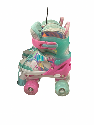Used NEMONE ROLLER SKATES Junior Roller Quad Skates Teal Adjustable 11834-S000055267