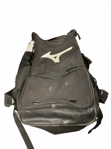 Used Mizuno BLACK BACKPACK BB/SB Player Backpack Black 11834-S000055216