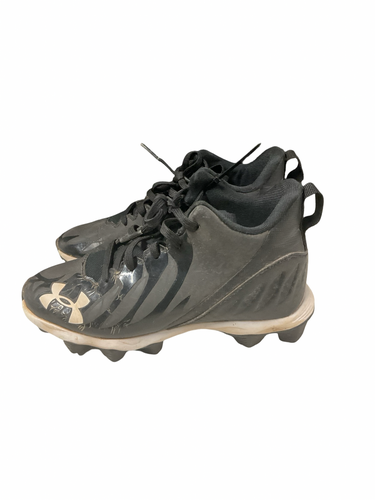Used Under Armour MOLDED BB CLEATS BB/SB Cleats Black Junior 01 11834-S000055185