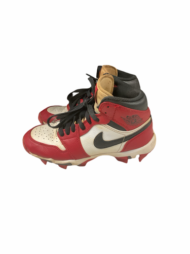 Used Nike AIR JORADN HIGH TOP BB/SB Cleats Red Junior 03 11834-S000055176